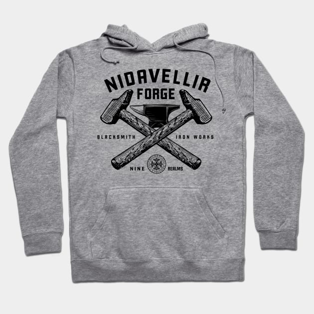 Nidavellir Forge Hoodie by MindsparkCreative